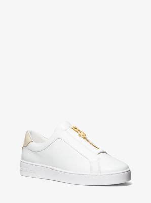 michael kors keaton perforated leather lace up sneakers reviews|Michael Kors keaton zip.